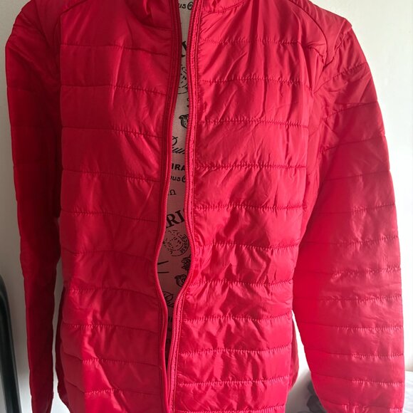 CORE 365 WarmLogic Quilted Jacket, Ladies 2XL, Classic Red - Picture 2 of 7